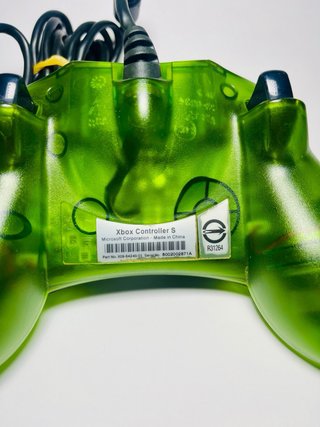 Controller Xbox Classic Verde Trasparente