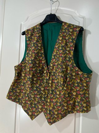 Gilet vintage donna a quattro bottoni