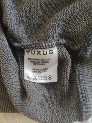 Sudadera YUXUS gris unisex
