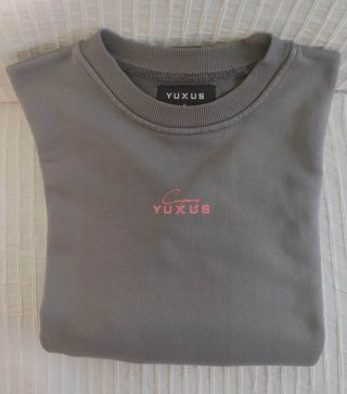 Sudadera YUXUS gris unisex
