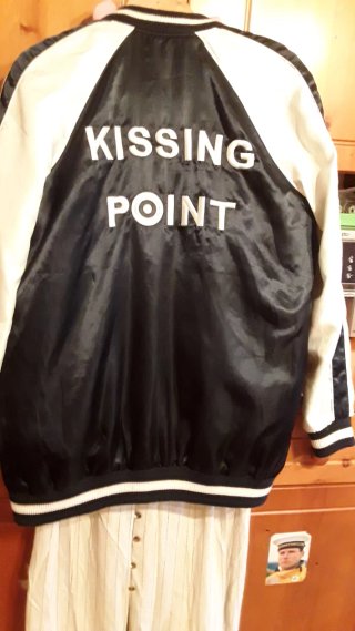 Chaqueta Bomber Negra y Blanca