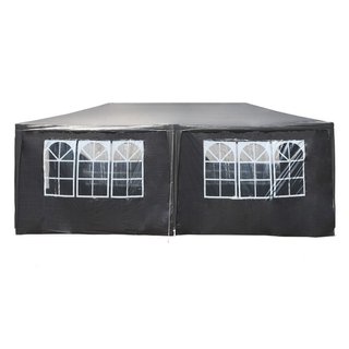 Toboli | Gazebo da giardino grigio 3x6m · Tessuto