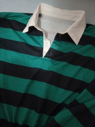 Polo rayas mujer crop top