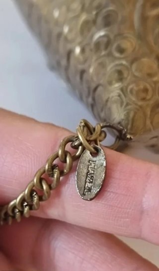 Bolso de mano/hombro rígido de latón y cobre HAZEL