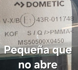 Ventanas Dometic Autocaravana Abatibles