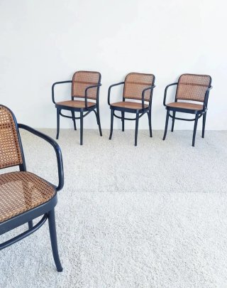 4 Sillas Thonet by Josef Hoffmann.