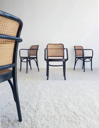 4 Sillas Thonet by Josef Hoffmann.