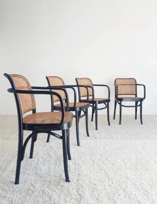 4 Sillas Thonet by Josef Hoffmann.