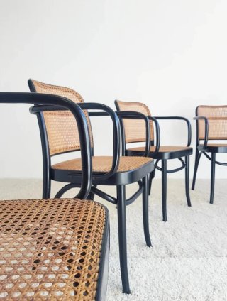 4 Sillas Thonet by Josef Hoffmann.