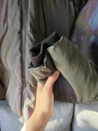 Cazadora reflectante capucha