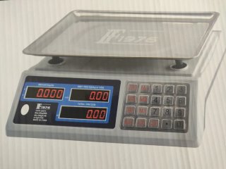 Báscula digital 40kg a batería y a luz nueva
