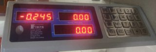 Báscula digital 40kg a batería y a luz nueva