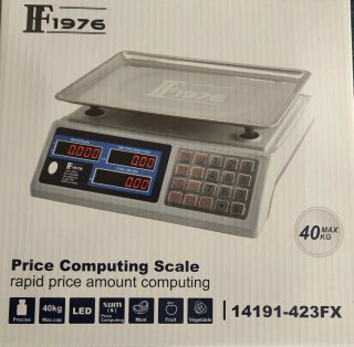 Báscula digital 40kg a batería y a luz nueva