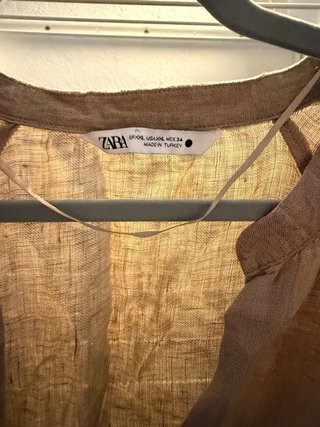 Vestido largo Zara Beige Talla XXL