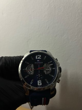 Reloj Tommy Hilfiger Azul y Plateado