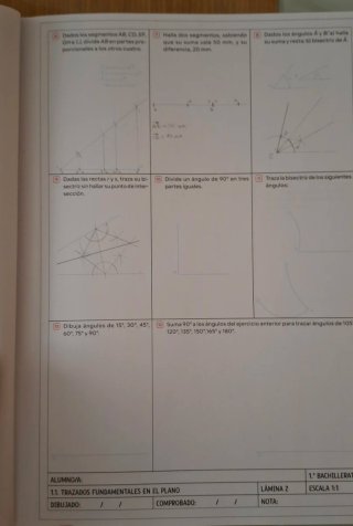 Dibujo Técnico. 1 Bachillerato. Cuaderno. Revuela
