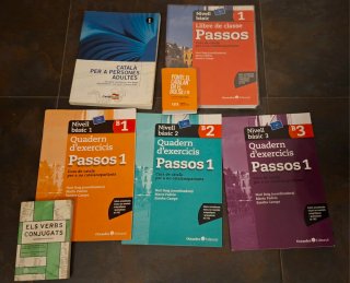 Lote libros catalán Passos