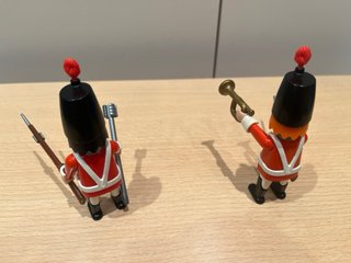 Playmobil Soldados Ingleses Cañón y Accesorios