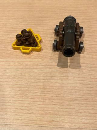 Playmobil Soldados Ingleses Cañón y Accesorios