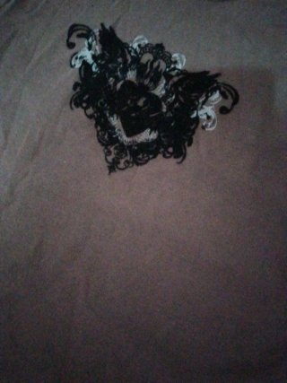 Camiseta manga larga marrón y beige