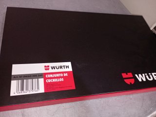 Juego 6 Cuchillos Wurth Madera