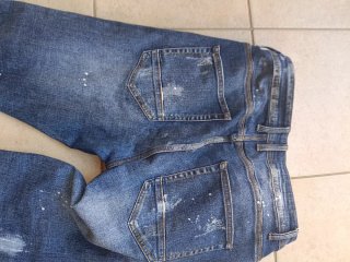 Jeans Y2K strappati taglia 48