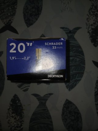 Cámara de bicicleta 20 Schrader 33mm