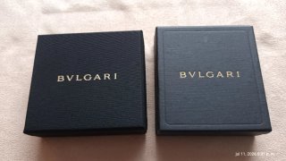 Lote 2 estuches de joyería originales Bvlgari
