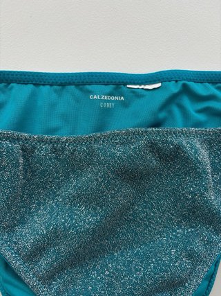 Bikini Calzedonia Azul Brillo Talla S