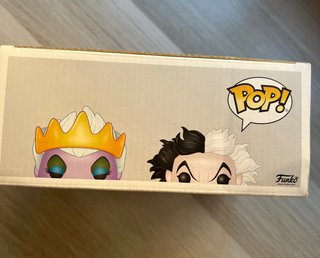 Pack Funko pop Disney Úrsula y Cruella de Vil