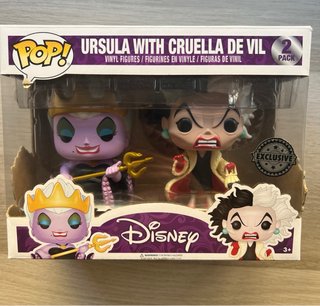 Pack Funko pop Disney Úrsula y Cruella de Vil
