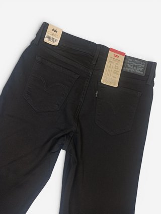 Vaqueros Levi's 314 Shaping Straight Negros Mujer