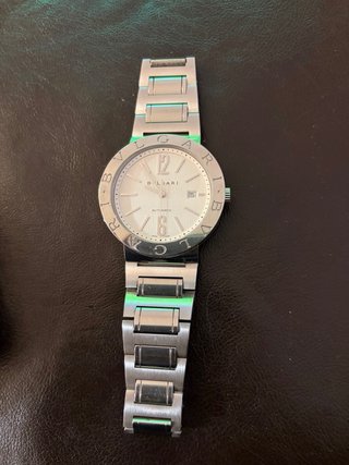 Reloj Bulgari Automático Plata y Blanco