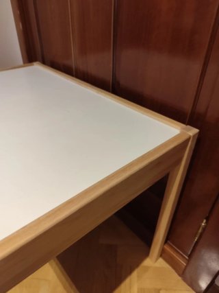 Mesa infantil madera + 2 sillas
