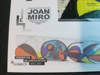 Sobre Primer Día de Circulación Joan Miró