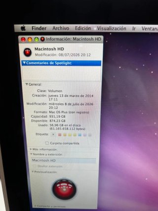 Apple iMac 20' (2008) 1TB
