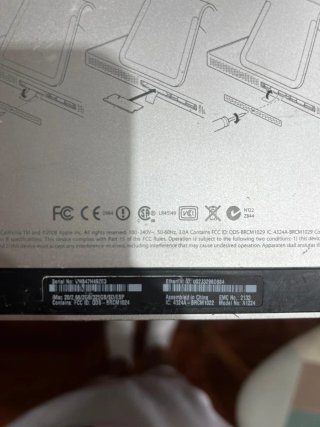 Apple iMac 20' (2008) 1TB