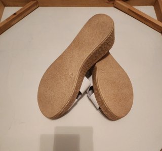 Sandalias BDA Piel Plataforma Gel Doradas