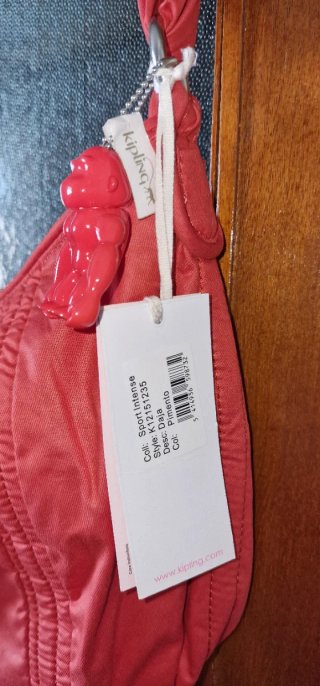Nuevo Bolso y monedero Kipling coral