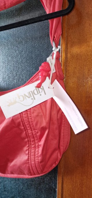 Nuevo Bolso y monedero Kipling coral