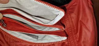 Nuevo Bolso y monedero Kipling coral