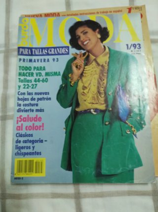 Lote Revistas Burda tallas grandes