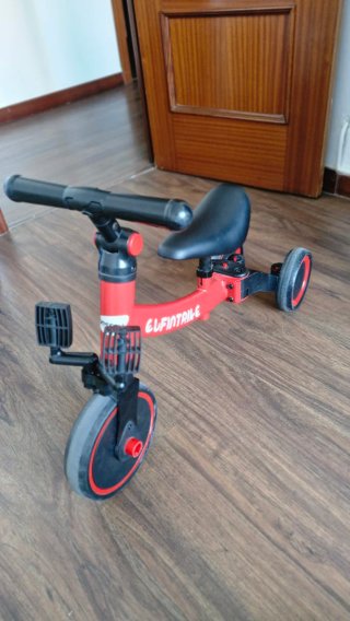 Bicicleta 3 en 1 Roja