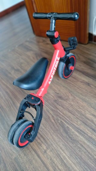 Bicicleta 3 en 1 Roja