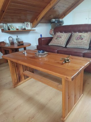 LOTE Salón Completo Madera Maciza - Artesanal