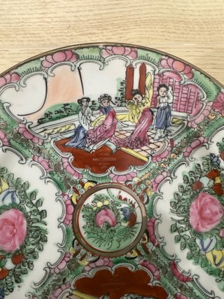 Plato Chino Famille Rose Medallion