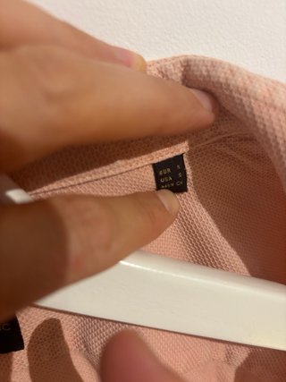 Camisa Massimo Dutti S salmón