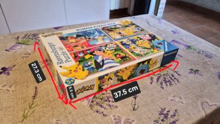 Pack 4 Puzzles Pokémon Ravensburger originales
