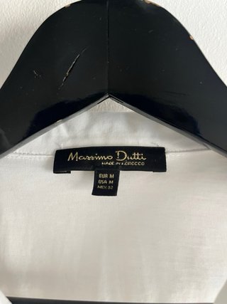 Top tirantes Massimo Dutti blanco