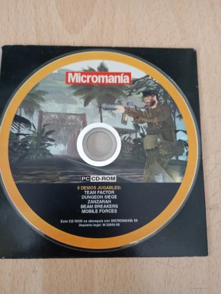 Videojuego de PC de Micromania.